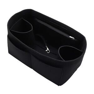 5091 Felt Purse Organizer Insert Bag In Bag with Two Removeable Holder 8020